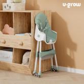 Scaun de masa 2 in 1, pliabil, verde, U-Grow