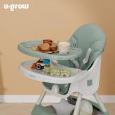 Scaun de masa 2 in 1, pliabil, verde, U-Grow
