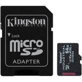 Kingston 64GB microSDXC Industrial C10 A1 pSLC Card + SD Adapter, EAN: 740617321043