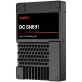 SSD Server SanDisk DC SN861 Single port 1.6TB, BICS6 TLC, PCIe Gen5, NVMe 2.0, U.2 15mm, ISE, Read/Write: 13700/3600 MBps, IOPS 2100K/350K, DWPD 3, SKU: 0TS2537