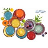 SERVICIU  MASA CERAMICA 18PCS, AQUARELLE, ART OF DINING BY HEINNER
