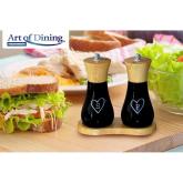 SET 2 RASNITE SARE & PIPER 15 CM +SUPORT,ART OF DINING BY HEINNER