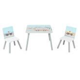 Set 2 scaune +birou Cars, U-Grow