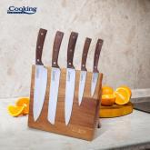 SET CUTITE BUCATARIE 6 PIESE,DAMASCUS STYLE, COOKING BY HEINNER