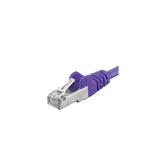 Patchcord SFTP RJ45-RJ45 Cat.6A, 0.25m, violet 
