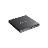 Switch TP-Link cu management, 24-Port Gigabit RJ45 PoE+ Stackable L3 Managed, switch 10 Gbps SFP+ 