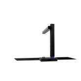 Scanner CZUR Shine 500 Pro, rezolutie 2592 x 1944 pixeli, 5MP, 210dpi, senzor HD CMOS, dimensiune maxima document A4, focalizare fixa, output JPG, PDF, Word, Excel, Tiff, functie OCR: 180+ limbi, USB 2.0, cu pedala de actionare, negru