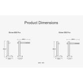 Scanner CZUR Shine 500 Pro, rezolutie 2592 x 1944 pixeli, 5MP, 210dpi, senzor HD CMOS, dimensiune maxima document A4, focalizare fixa, output JPG, PDF, Word, Excel, Tiff, functie OCR: 180+ limbi, USB 2.0, cu pedala de actionare, negru