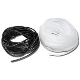 Organizator spiralat cabluri 23 - 150mm, black, (20m) - ELEMATIC, 