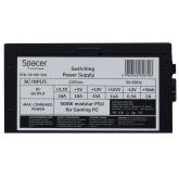 Sursa Spacer ATX Modulara 500W, fan 120mm, 1x PCI-E (6+2), 3x S-ATA, 1x P8 (4+4), „SP-MP-500”