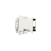 ADAPTOR video SPACER, DVI-I DL (T) la VGA (M), alb, 