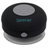 Boxa Spacer DUCKY-BK portabila, 3W RMS, control volum, acumulator 300mAh, microfon incorporat, incarcare USB, waterproof, negru