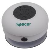 Boxa Spacer DUCKY-WHT portabila, 3W RMS, control volum, acumulator 300mAh, microfon incorporat, incarcare USB, waterproof, alb