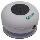 Boxa Spacer DUCKY-WHT portabila, 3W RMS, control volum, acumulator 300mAh, microfon incorporat, incarcare USB, waterproof, alb