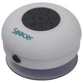 Boxa Spacer DUCKY-WHT portabila, 3W RMS, control volum, acumulator 300mAh, microfon incorporat, incarcare USB, waterproof, alb