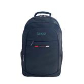 Rucsac Spacer Chicago pentru notebook de max. 17″, 3 compartimente, buzunar frontal, buzunar lateral x 2,2 manere, waterproof, poliester, negru