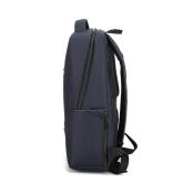 Rucsac Spacer pentru notebook de max. 15.6″, 1 compartiment, buzunar frontal x 2, buzunar lateral x 2, waterproof, poliester, albastru