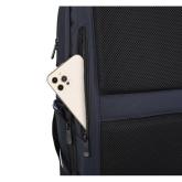 Rucsac Spacer pentru notebook de max. 15.6″, 1 compartiment, buzunar frontal x 2, buzunar lateral x 2, waterproof, poliester, albastru