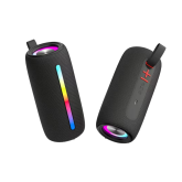 BOXA SPACER portabila bluetooth, ROCKER-BK, RMS: 10W (5W x 2), RGB, acumulator 1800mAh, timp de functionare pana la 5 ore, pana la 10m, AUX, FM radio, microSD, USB, incarcare USB Type-C, BLACK, 