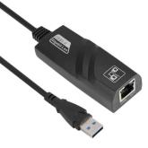 CABLU USB SPACER adaptor, USB 3.1 Type-C (T) la RJ45 (M), 0.30m, 10/100/1000 Mbit/s, Grey, 