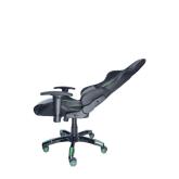 SCAUN GAMING SPACER imitatie piele, black & green, brate ajustabile, greutate max. 120kg, dimensiuni 69.5*77.5*126~132cm 