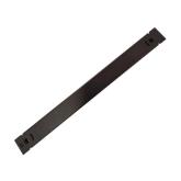 PANOU gestionare cabluri SPACER, tip masca orizontala blank, 19 inch, 1U, 0.8mm, negru, 
