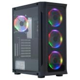 Carcasa Spacer SHIELD Mid Tower NEGRU