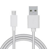 CABLU alimentare si date SPACER, pt. smartphone, USB 2.0 (T) la Micro-USB 2.0 (T), PVC, Retail pack, 1m, White,&nbsp; 