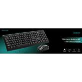 KIT Tastatura si Mouse Spacer SPDS-1100 fara fir, USB, tastatura wireless + mouse wireless, black, „SPDS-1100”