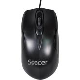 KIT Tastatura si Mouse Spacer SPDS-1691 cu fir, USB, tastatura multimedia „SPKB-169