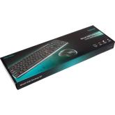 KIT Tastatura si Mouse Spacer SPDS-S6201 cu fir, USB, tastatura „SPKB- S62