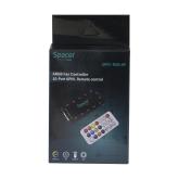 FAN HUB SPACER pt. maxim 10 ventilatoare ARGB + 2 benzi LED, telecomanda pt. setat iluminarea RGB, sincronizare cu MB, alimentare 6-pin 