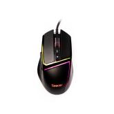 MOUSE Spacer Gaming SPGM-ALIEN-PRO cu fir, USB, optic, 12.000 dpi, butoane/scroll 7/1, iluminare RGB, negru