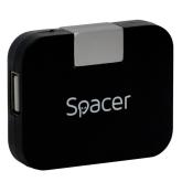 Hub Spacer, SPH-316; 4 porturi USB 2.0 extern; culoare: negru.