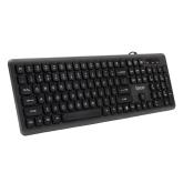 TASTATURA SPACER USB, 104 taste, anti-spill, low profile fingertip keycap design,  black, #SPKB-LWP-03# (timbru verde 0.8 lei)