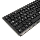 TASTATURA SPACER USB, 104 taste, anti-spill, low profile fingertip keycap design,  black, #SPKB-LWP-03# 