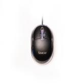 MOUSE Spacer, PC sau NB, cu fir, USB, optic, 800 dpi, butoane/scroll 3/1, negru, SPMO-080