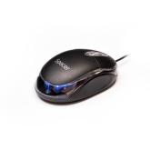 MOUSE Spacer, PC sau NB, cu fir, USB, optic, 800 dpi, butoane/scroll 3/1, negru, SPMO-080