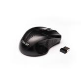 MOUSE Spacer, PC sau NB, fara fir, USB 2.4 GHz, optic, 1600 dpi, butoane/scroll 3/1, negru, SPMO-W02