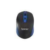 MOUSE Spacer, PC sau NB, 1600 dpi, butoane/scroll 4/1, negru cu albastru