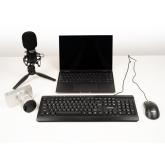 KIT wired  SPACER, tastatura cu fir  multimedia 104 taste (+ 9 taste multimedia) + mouse max.1600dpi, 4 butoane, rotita scroll, black #SPOK-WD-02