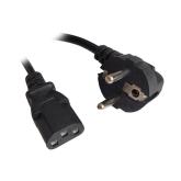 CABLU alimentare Spacer 3m, intrare Shucko, iesire C13, 10A, negru, 