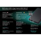 Rack extern HDD/SSD 2.5