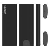 Rack extern SPACER, pentru SSD M.2 PCIe NVMEE, interfata PC USB 3.1 Type C, aluminiu, negru
