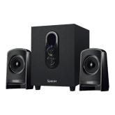 Boxe Spacer 2.1, 20W RMS (2 x 5W + 10W), alimentare 220V, conectori Bluetooth, USB, Jack 3.5mm, Radio FM, RCA, negru
