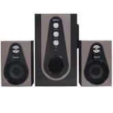 Boxe Spacer 2.1, 30W RMS ( 2x 5W + 20W), alimentare 220V, conectori Bluetooth, USB, Jack 3.5mm, Radio FM, SD, RCA, contine telecomanda wireless, negru