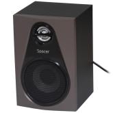 Boxe Spacer 2.1, 30W RMS ( 2x 5W + 20W), alimentare 220V, conectori Bluetooth, USB, Jack 3.5mm, Radio FM, SD, RCA, contine telecomanda wireless, negru