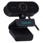 CAMERA WEB SPACER senzor 1080p Full-HD cu auto focus si rezolutie video 1920x1080, black 