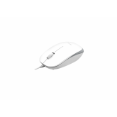 Mouse Serioux cu fir, optic, Noblesse 9800M, 1000dpi, alb-gri, ambidextru, blister, cablu 1.6m, USB
