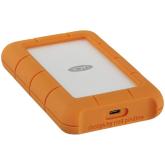 SSD Extern LaCie Rugged 4TB, USB 3.2 Gen2 Type C, FireCuda NVMe inside, IP67, 3-meter drop and 2-ton car crush resistance, self-encrypting technology, Rescue Data Recovery Services 5 ani, Orange